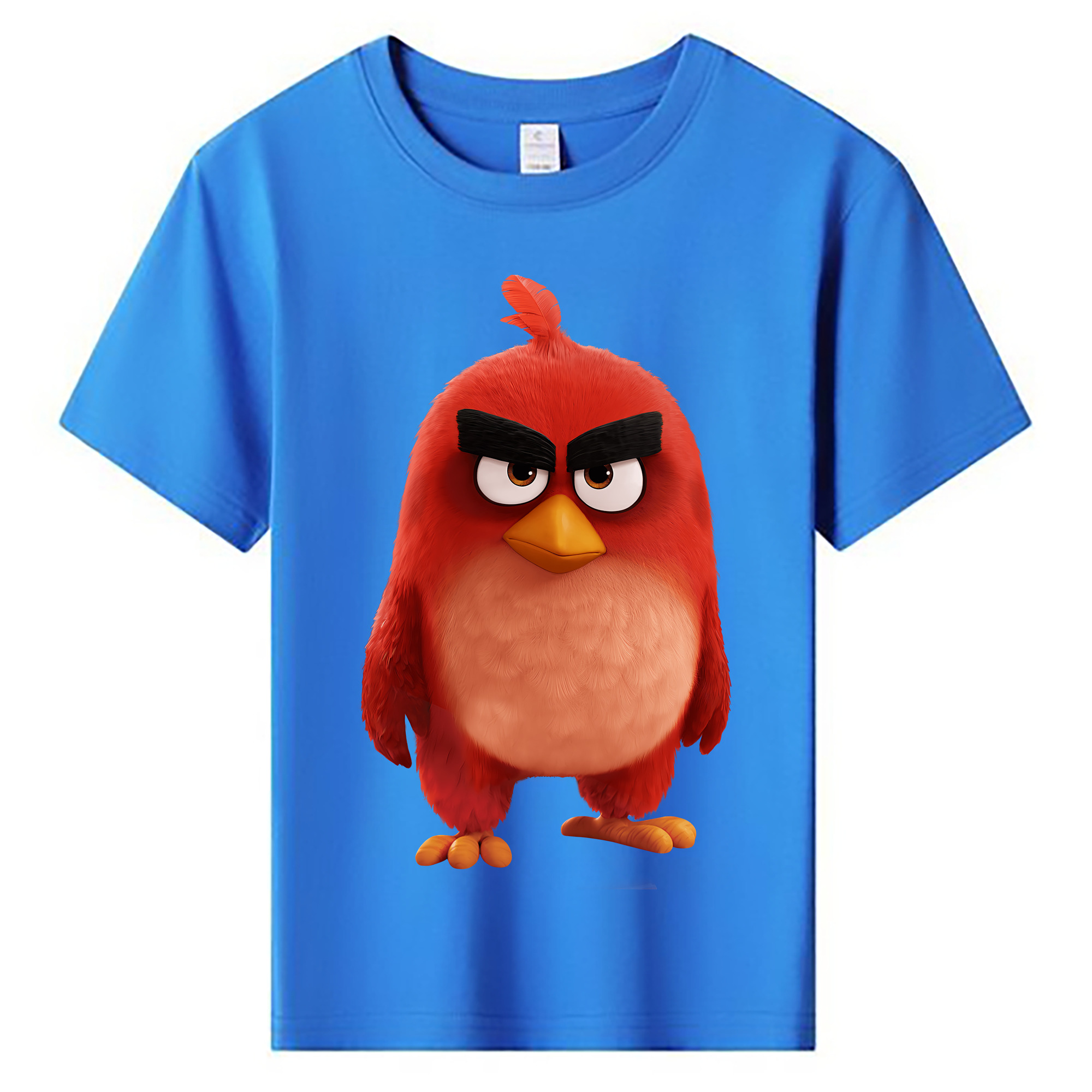 （画像用） Angry Birds アングリーバード 綿100％キッズTシャツ（フロントプリント）